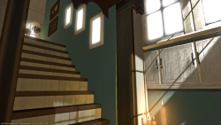 Ourashenbride:  I Made A Large Staircase Leading To The Upper Floor With My Bedroom