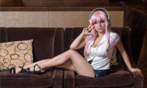 Porn Pics Super Sonico Cosplay (Bunny Ayumi) 2