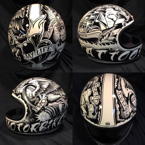 Darren McKeag Pounds Out Another Custom Lid For TheMichael Lichter Art Show At The Sturgis Buffalo Chip