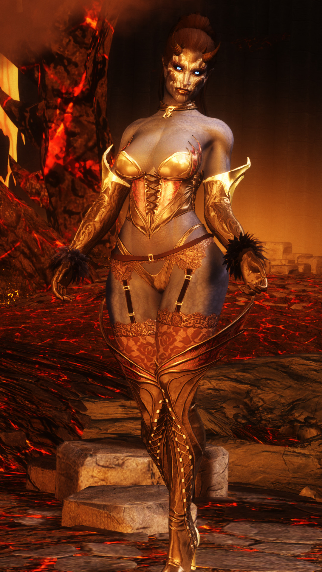 jowain92:  @allaboutkokoro made a UUNP conversion of the Tera Succubus Armor, ideal
