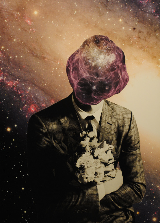 saatchionline:  Cosmic Man by: Colleen Cunningham  United States Original: $500
