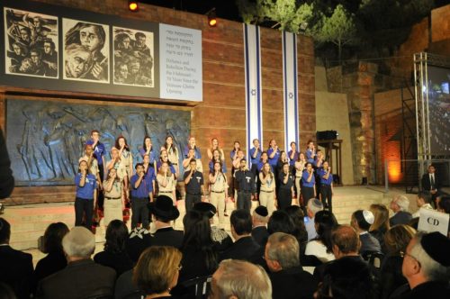 thearcanetheory:   Opening Ceremony of Holocaust Martyrs’ &amp; Heroes’ Remembr