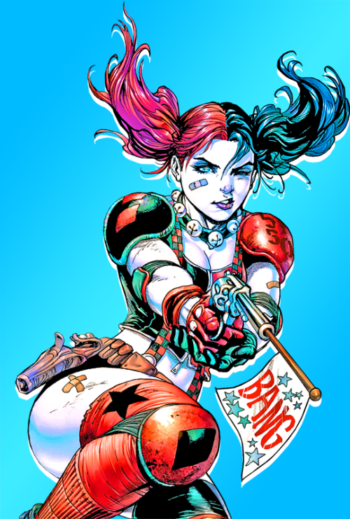 rose-wilson-worth:Harley Quinn in Deathstroke #12