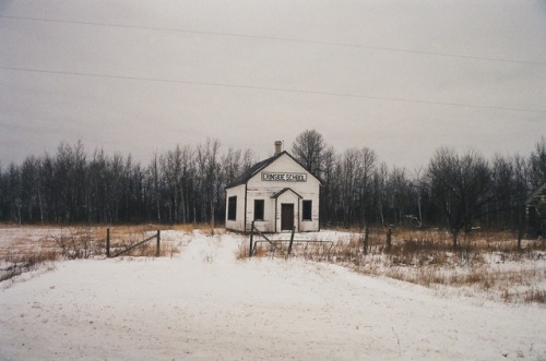 goldenprairies:this one room schoolhouse and teacherage were built in 1914. these buildings were 20 