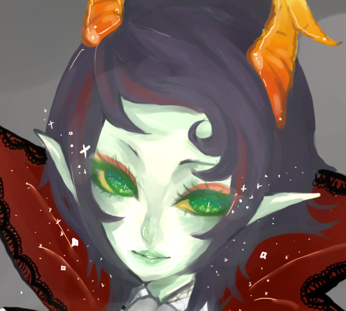 berrycoat:  The Rivers Will Run Red another league of legends and homestuck crossover, this time with Kanaya and Vladimir qvq vriska & elise 
