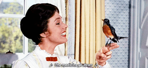 disneyliveaction:♪ Just a spoonful of sugar helps the medicine go downIn a most delightful way ♪