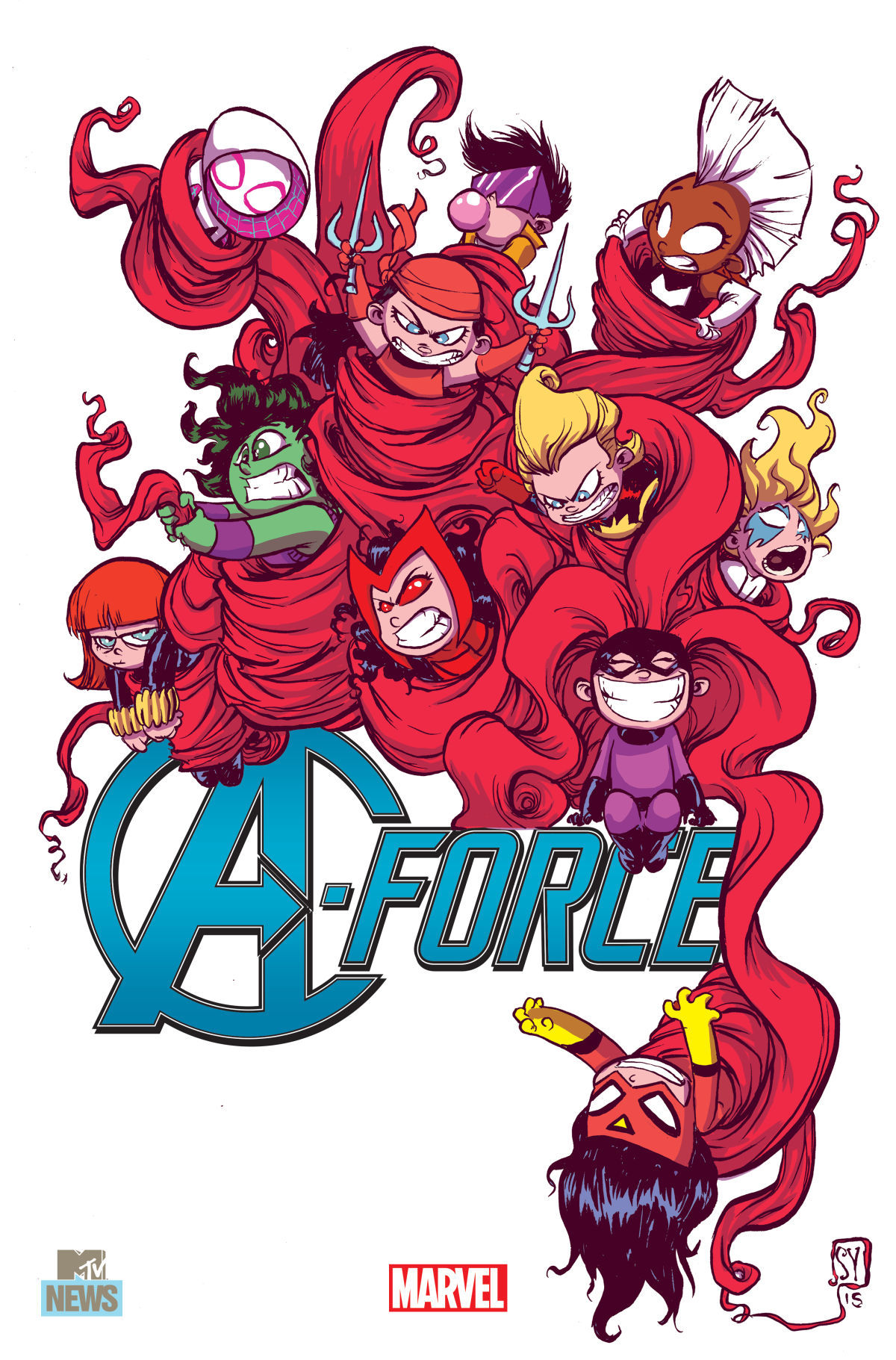 skottieyoung:  A-Force #1 variant. 