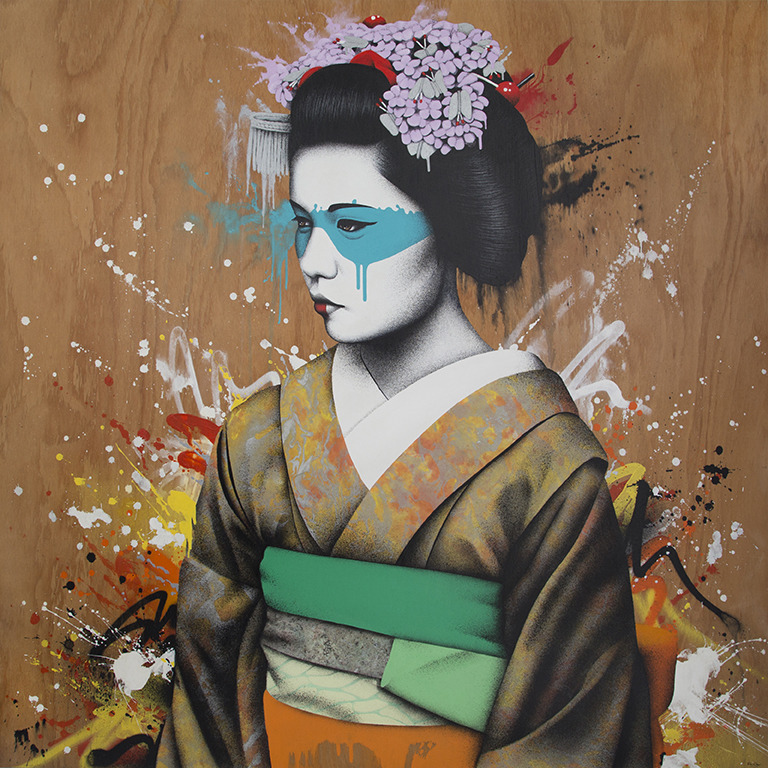 asylum-art:   Fin DAC Absolutely sick Japan inspired graffiti by, Non-conformist