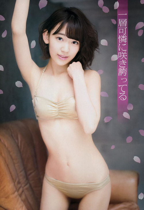 Porn [Young Champion] 2015 No.11 Miyawaki Sakura photos
