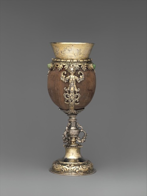 met-european-sculpture: Coconut cup by Johannes Fridericus Benedick, European Sculpture and Decorati