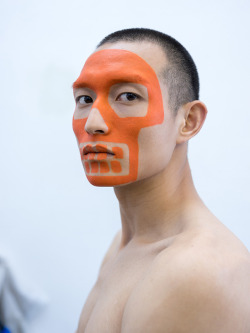 damplaundry:Zhang Wenhui at Walter Van Beirendonck