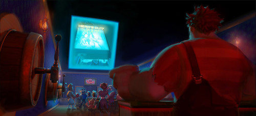 animationandsoforth: Wreck It Ralph concept art by Dan Cooper