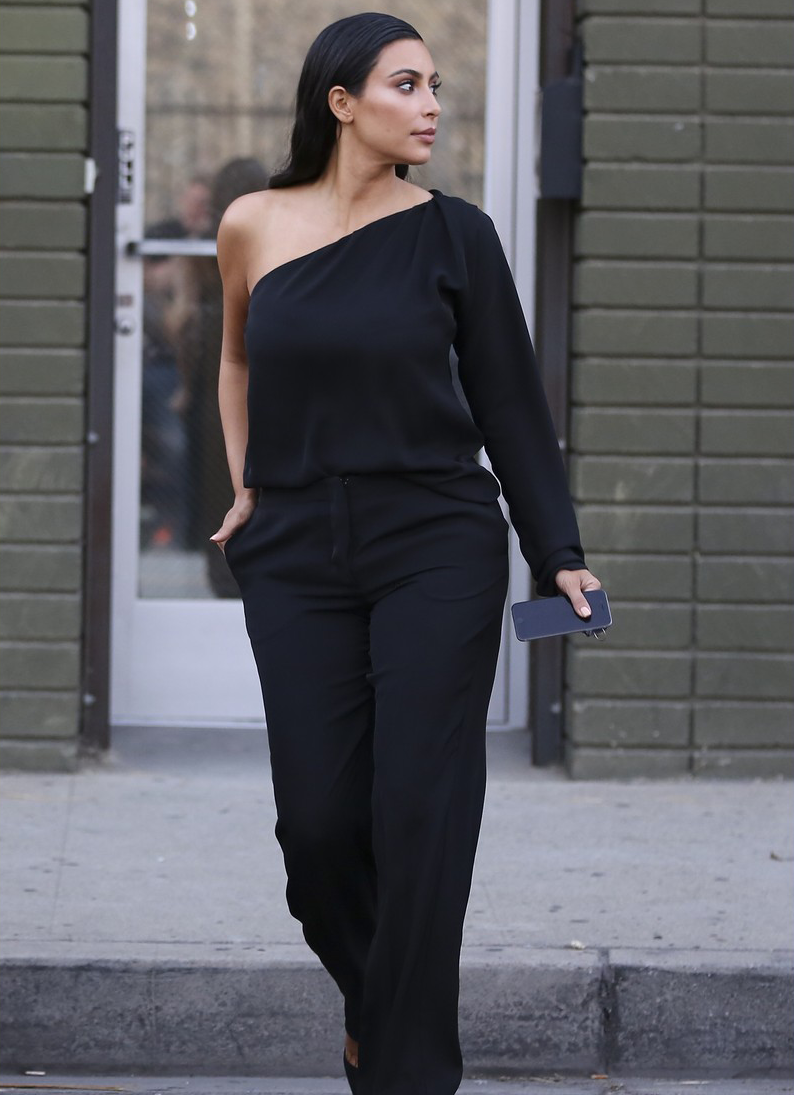 fashionandlouboutins101:  kimkardashianfashionstyle:  October 16, 2014 - Kim Kardashian