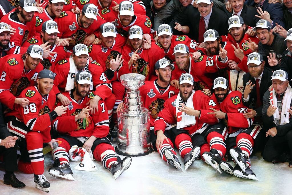 Blackhawks aka biggest bunch of beauties In the league