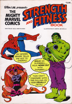 The Mighty Marvel Comics Strength And Fitness Book, Marvel Comics 1976 From A Charity