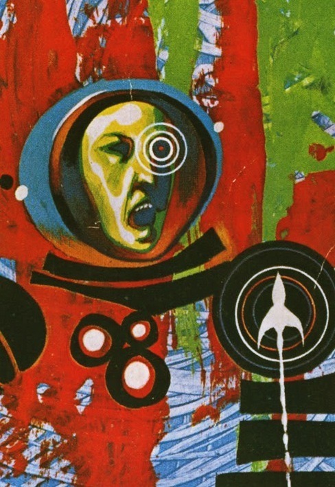 boomerstarkiller67:  Details of sci-fi book covers from the 60s and 70s by Jack Gaughan 