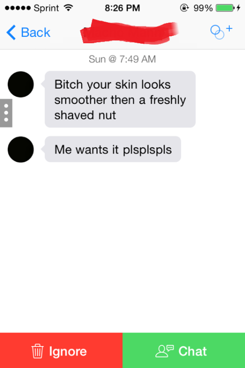 Stay classy, random weirdos on Kik.