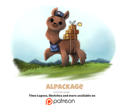 cryptid-creations:  Day 1399. Alpackage by