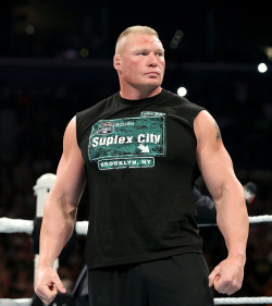 fishbulbsuplex:  Brock Lesnar