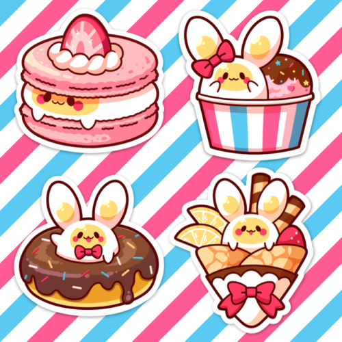 Hi all! I&rsquo;m dropping a sticker set of my mascot, Eggdrop! They’re being naughty and 