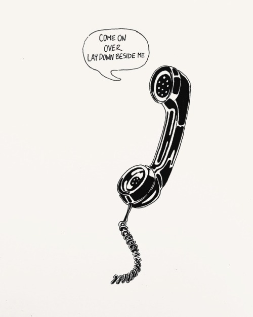 ismaelguerrier: Come On Over, Lay Down Beside Me (Pen on paper) Instagram: ismael.guerrier.art