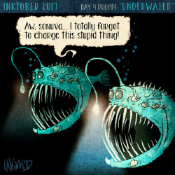 lordingvard:Inktober Day 4: “Underwater”