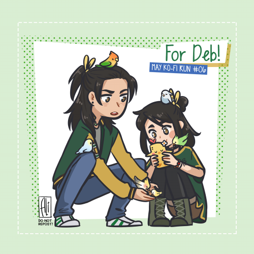 artsy-alice:☕ May Ko-fi Run #06 for Deb!“why are they not in the center? should i move my hand?”“dag