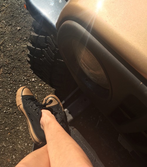 So, my chucks color-match my Jeep perfectly.