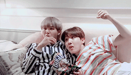yoo-ngs:yoonseok’s photoshoot cuddling+