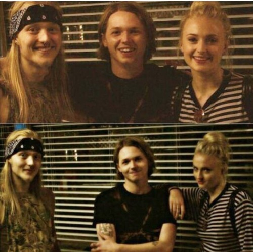 iheartsophieturner: New/Old photos on the set of Huntsville