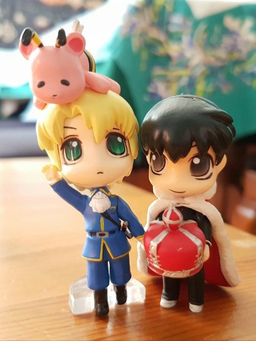 My Kyou Kara Maou figures came in the mail today! They all look so perfect and cute ahhh~ I love the