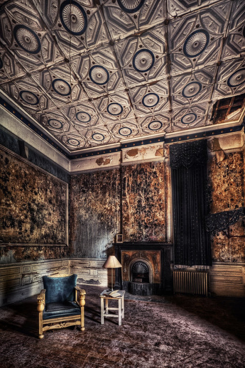 abandoned-playgrounds:  Abandoned Castle Interiors by Matthias Haker 