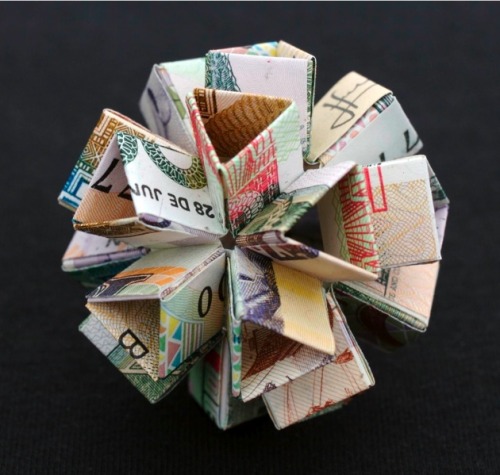 88floors:  Geometric Currency Sculptures by Kristi Malakoff