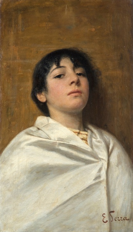 Ernesto Serra (1860–1915)&ldquo;Portrait of a young beauy&rdquo;
