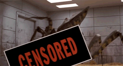 thebakasurvivor:  davidhernan:  cinefamily:  allthingsconsideredtwo:  “The only good bug is a dead bug!”   This week Friday Night Frights is screening Starship Troopers with screenwriter Edward Neumeier & FX guru Phil Tippett in person to