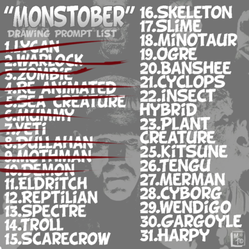 barretxiii: Monstober day 10: Demon “Go to hell” takes on a new meaning! 