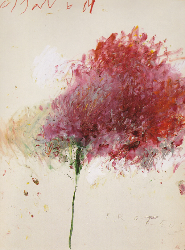post-impressionisms:  Proteus, Cy Twombly. 1984. 