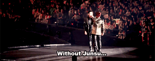 jyj6002:  “Without Junsu, we are JY!”   XD LOOL WITHOUT JUNSU WE ARE JY!!!! Yahhhh