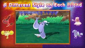 pokemonpalooza:  NEW POKEMON REVEALED: ORICORIO  There are four different varieties of this Flying Pokemon, with the type and appearance dependent on the island they are from! Oricorio has a new ability - Dancer! Dancer allows Oricorio to copy dance moves