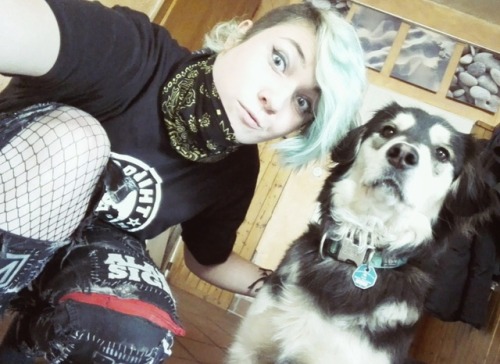 anartchism:  Made cute selfies with my dog adult photos