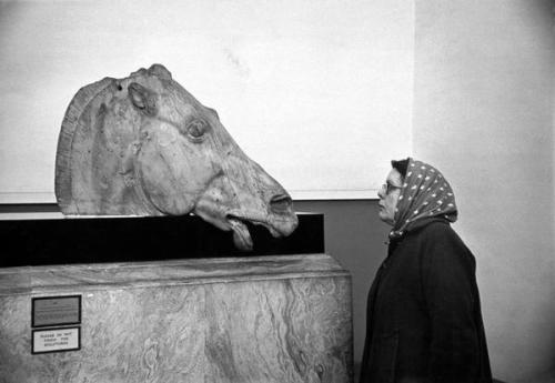 virgileseptembre:Autour du cheval du fronton du Parthénon au Brisith Museum :Henri Cartier-Bresson, 