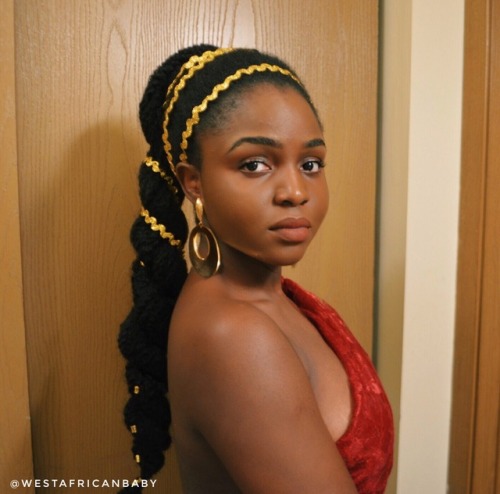 westafricanbaby:Issa princess Full tutorial for my Warrior Princess Halloween look is now on my YouT