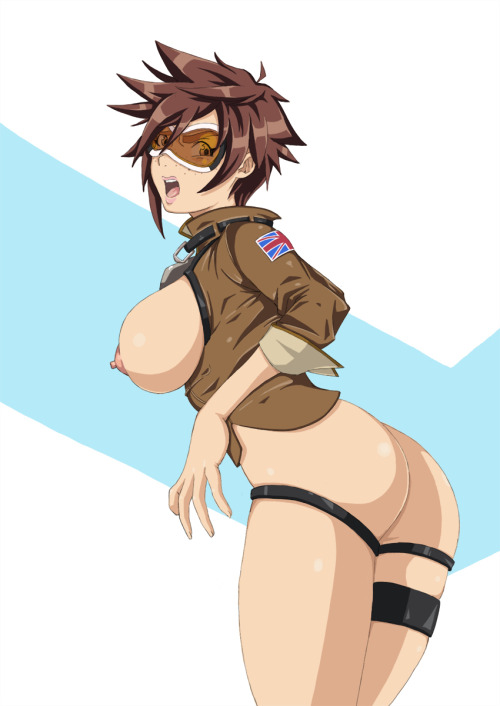 hentaiandkawaii:  Tracer (Overwatch) Request (3/3)~~~