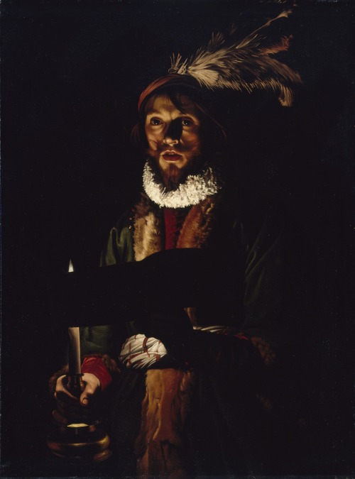 A Man Singing by Candlelight, Adam de Coster, between 1625 and 1635