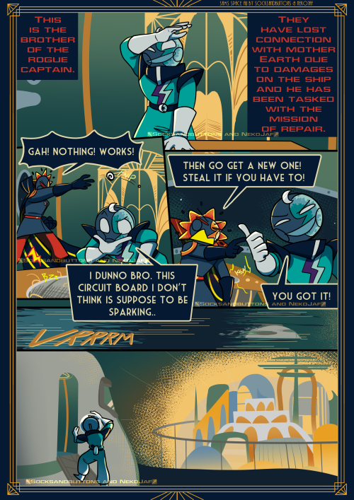 The Adventure Continues!@nekojaf And I Have Brought Yet Another Comic From Space Au To You!