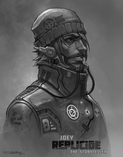 cybercircuitz:  fuckyeahcyber-punk:  Joey storyteller REPLICIDE by Boris-Dyatlov   Follow for more corporate approved content.Remember, corporate “loves” you.