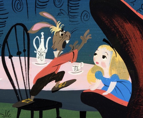 Mary Blair Concept Paintings Alice In Wonderland (1951)