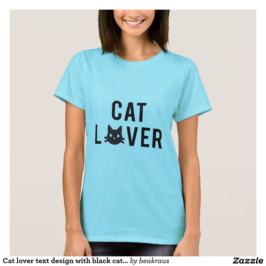 Aionia - TShirts & Custom Gifts — Cat lover text design with black cat ...