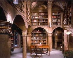 Protobibliothecarius:bibliotheca-Sanctus:  Fonthill Castle Library In Doylestown,