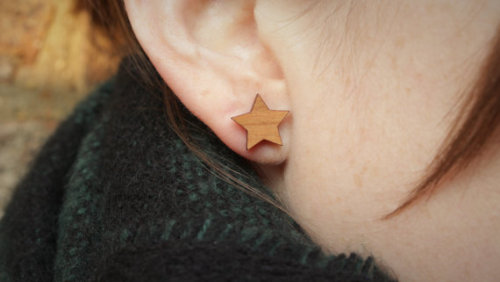 Wooden star studs now on our Etsy shopEtsy | Facebook